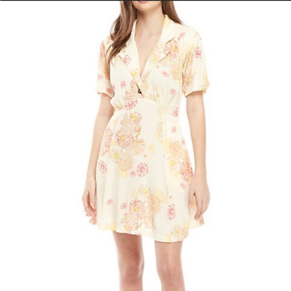 Free People Hawaiian Mini Dress